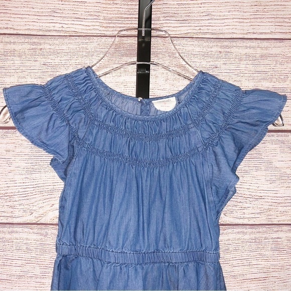Crewcuts Chambray Blue Dress Size 4 - Picture 10 of 10